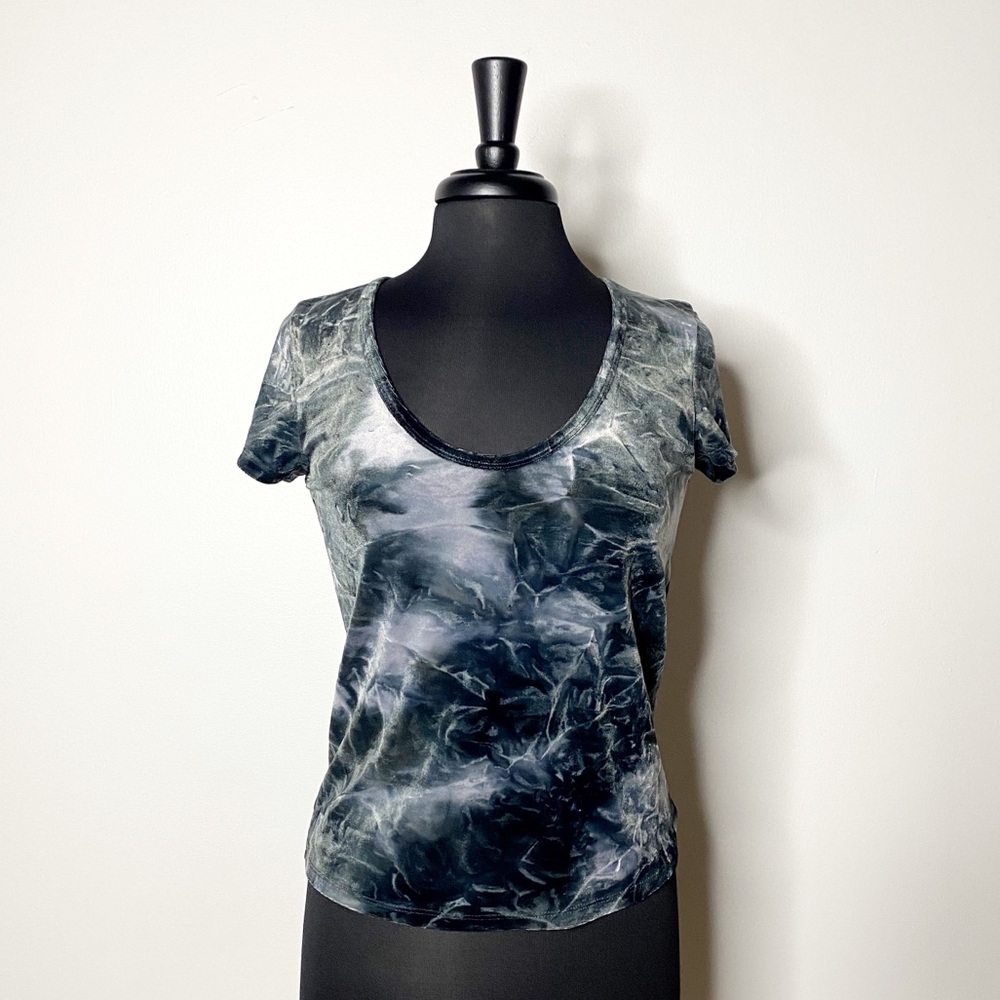 NWOT AE Velvet Tie Dye Top